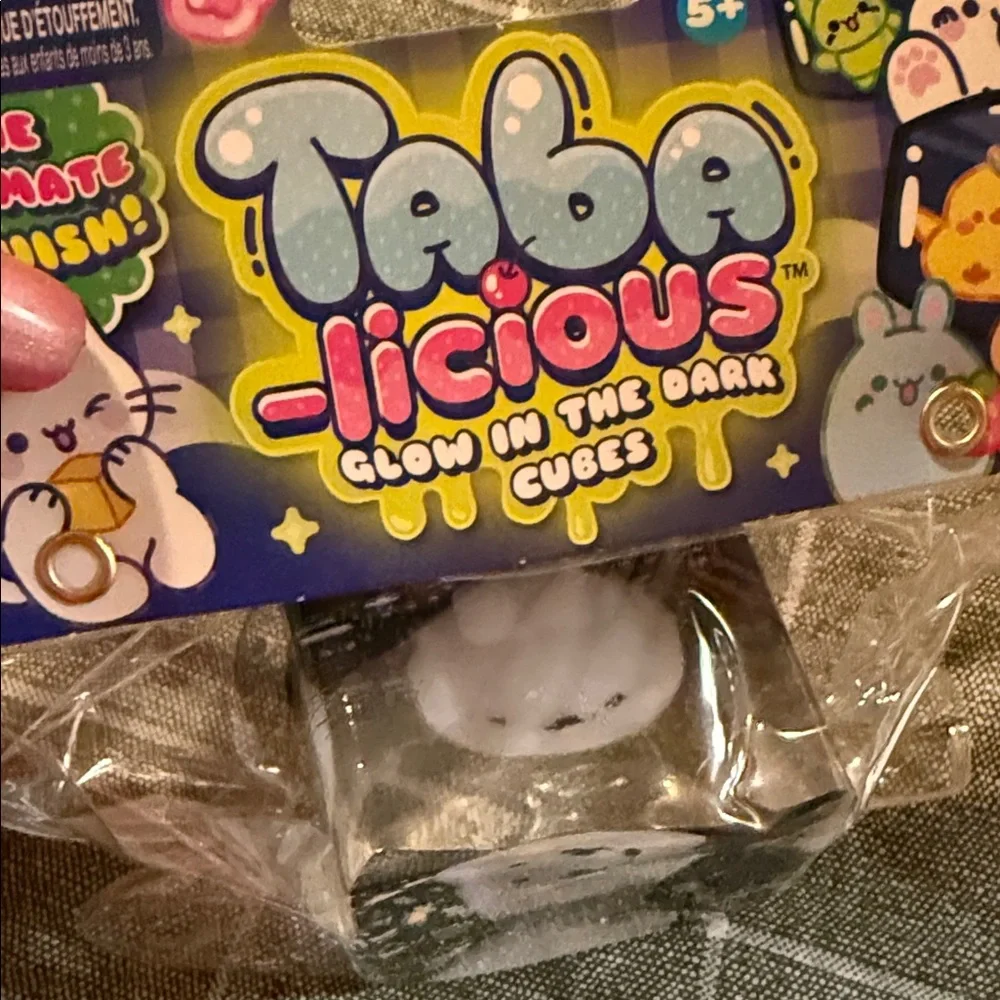 Taba-licious Glow in the Dark Squishy Cube large cube